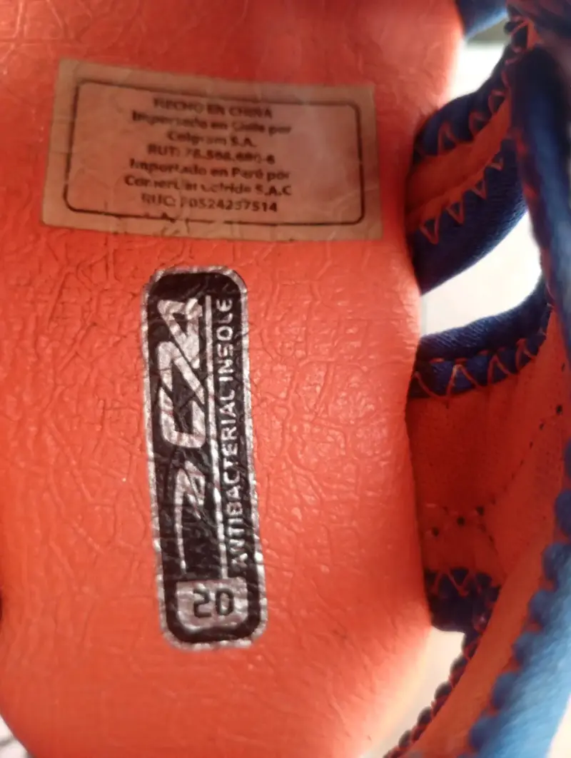 Sandalias deportivas para niños CZR azul y naranja - 4