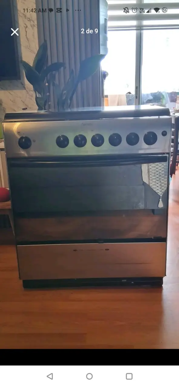 Cocina a gas de acero inoxidable con horno - 6