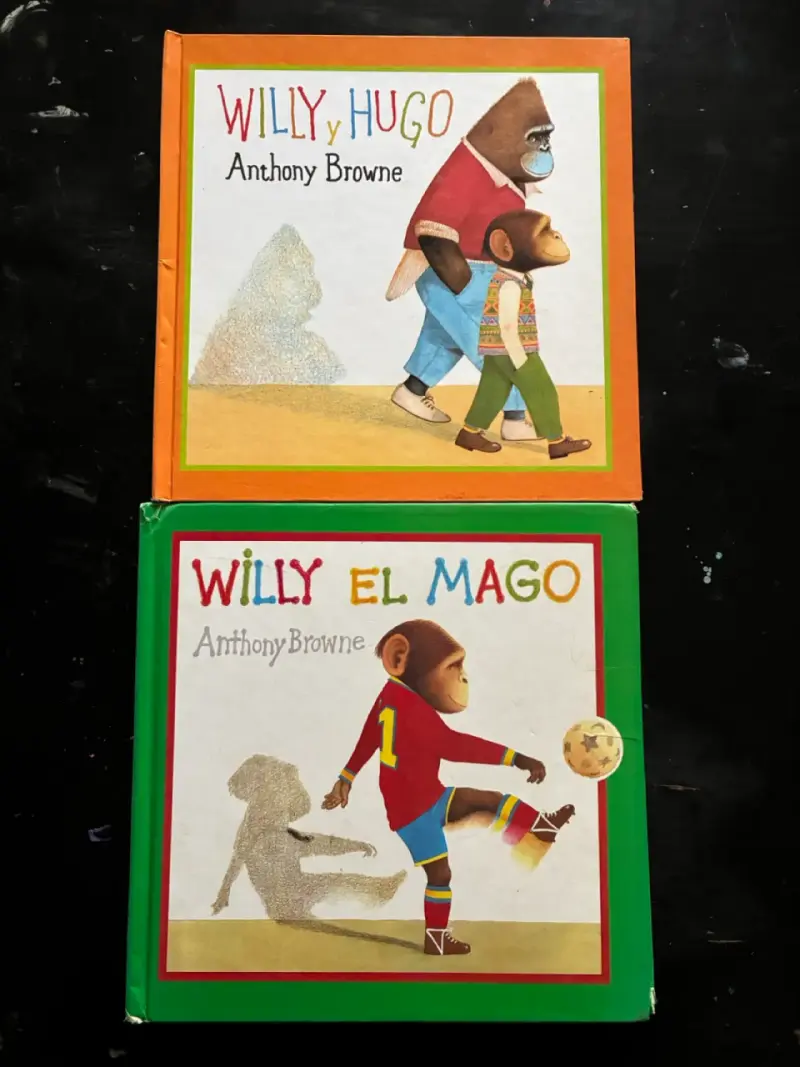 Libros infantiles Willy y Hugo y Willy el Mago de Anthony Browne