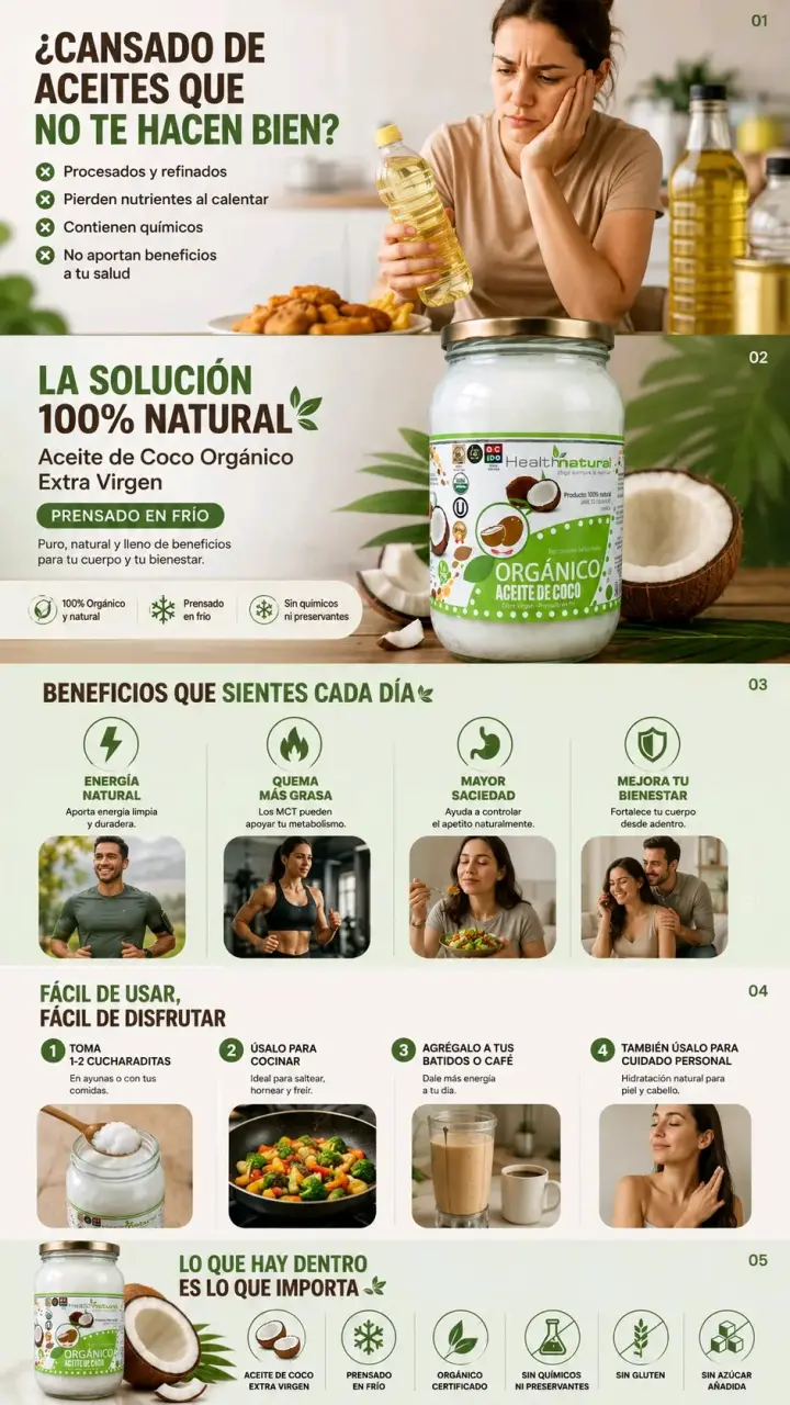 Aceite de Coco Orgánico Virgen Extra 250ml - 2