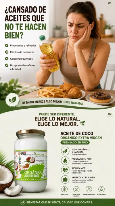 Aceite de Coco Orgánico Virgen Extra 250ml - miniatura 3