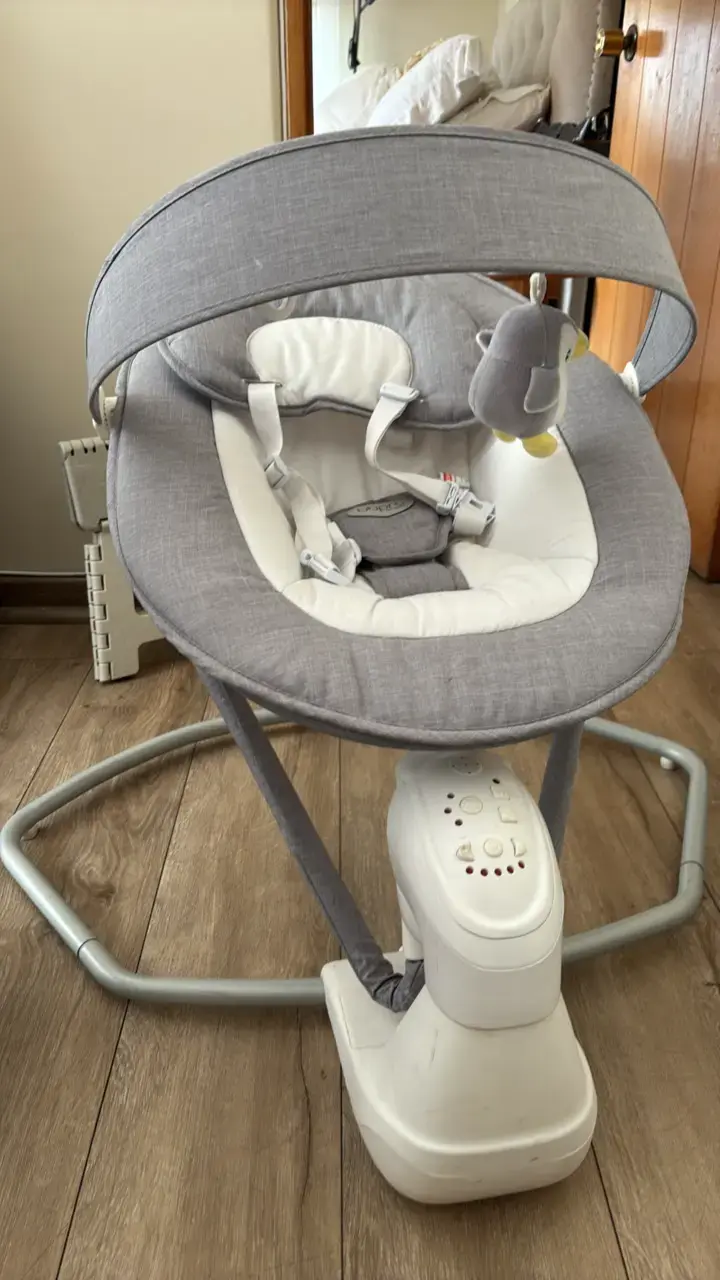 Columpio para bebé BBpro gris con control - 2