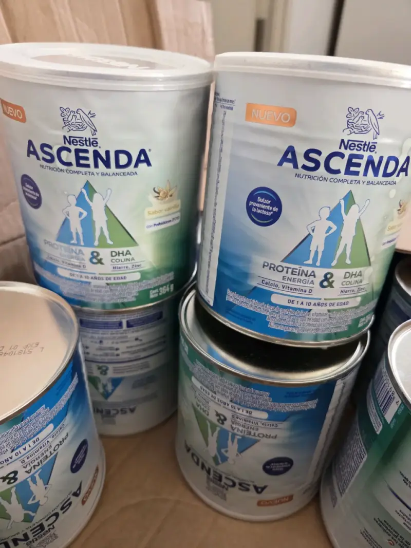 Leche en Polvo Nestlé Ascenda Sabor Vainilla 364g - 1