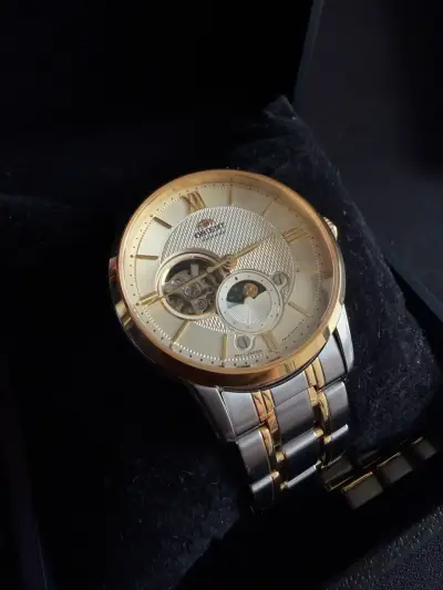Reloj Orient Day & Night Open Heart Automático - miniatura 1