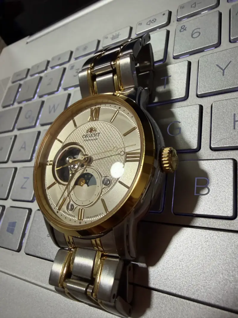 Reloj Orient Day & Night Open Heart Automático - 5