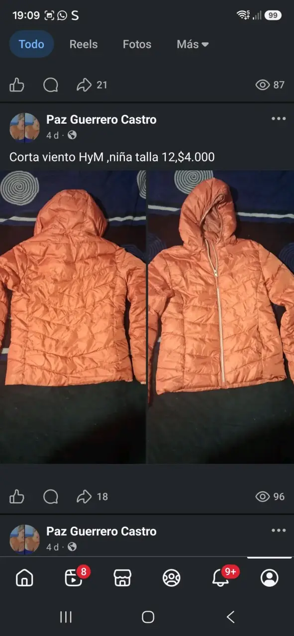 Cortaviento H&M para niña talla 12 - 1