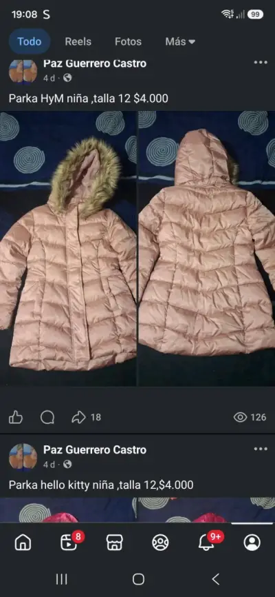 Cortaviento H&M para niña talla 12 - miniatura 3