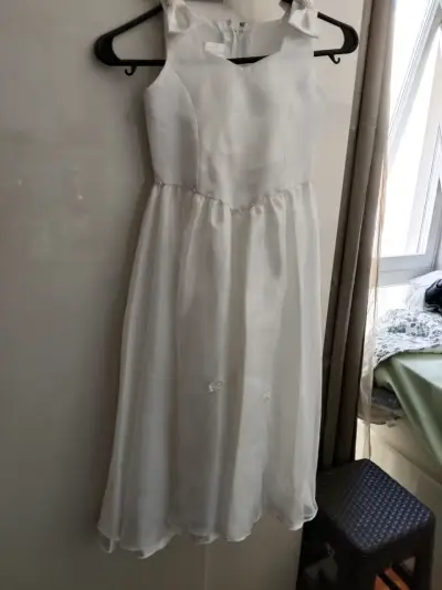 Vestido de bautizo Blanco Elegante - miniatura 1
