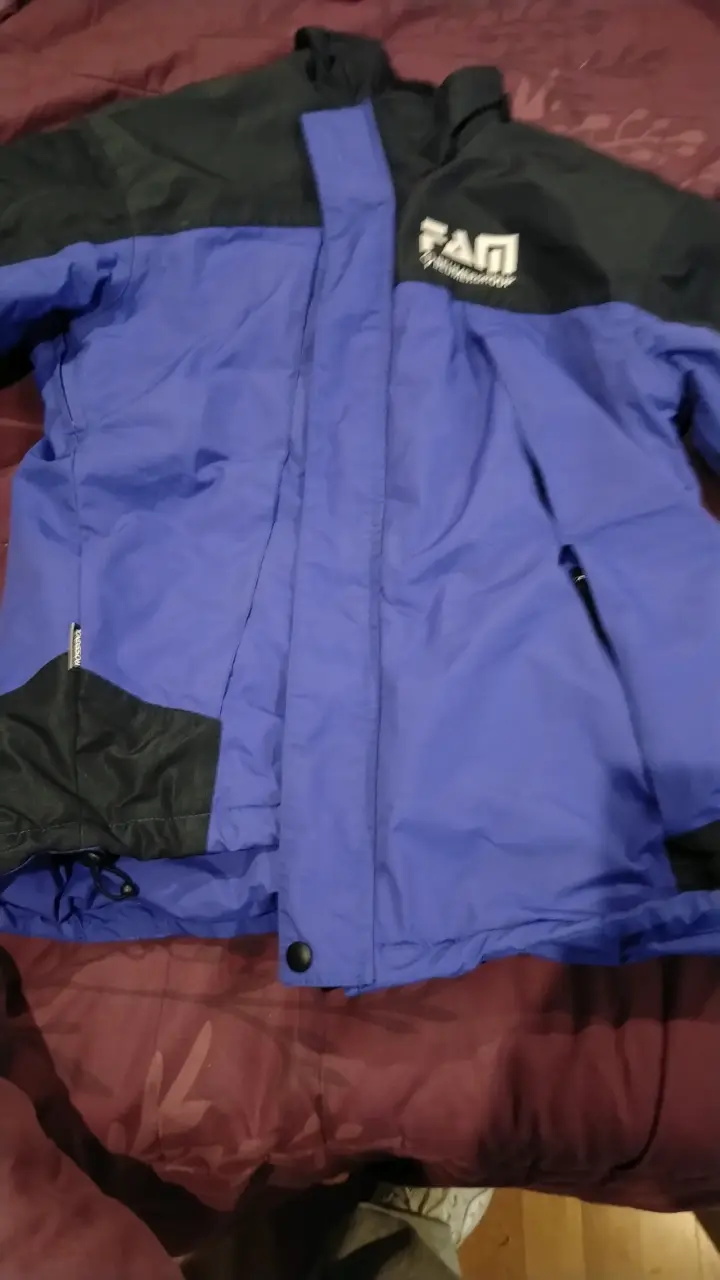 Chaquetas de invierno azul y negra FAM, Mineria - 2