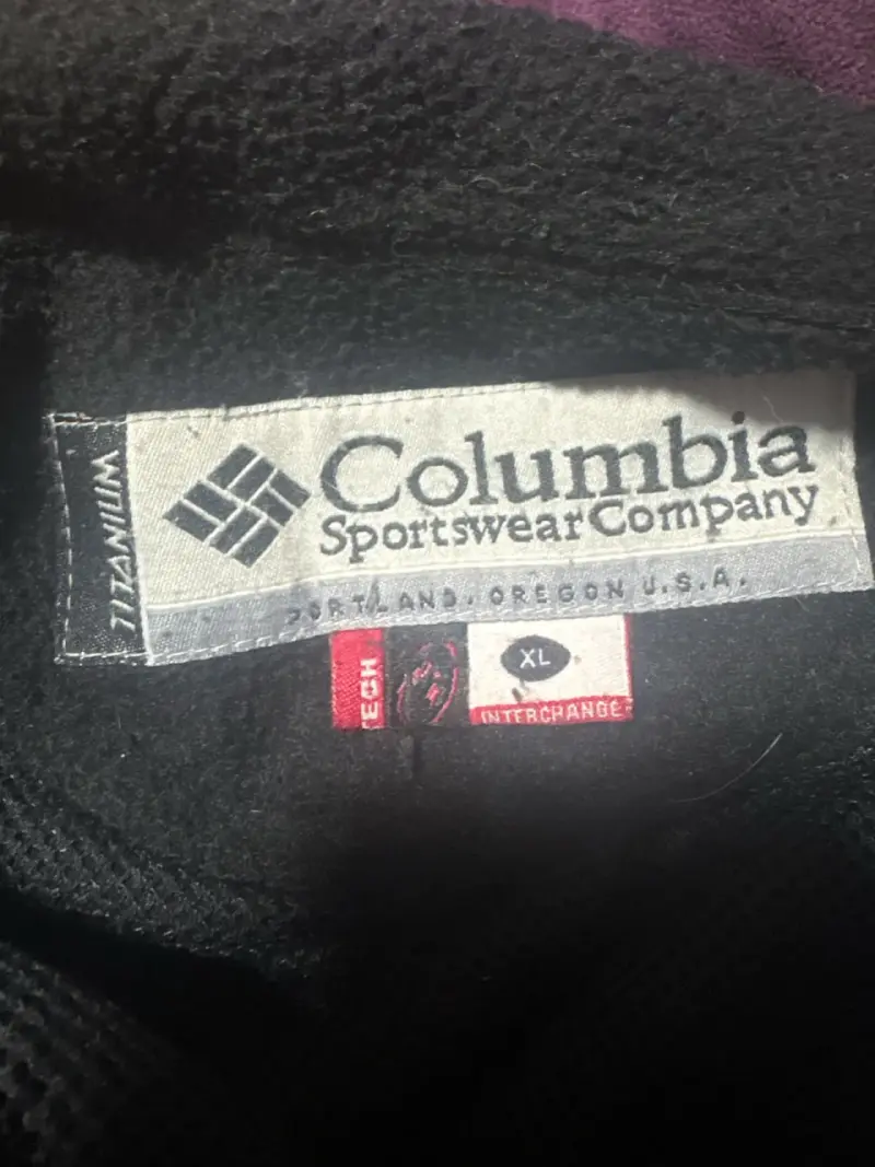 Chaqueta Polar Columbia Titanium Vintage 90s Negro - 4