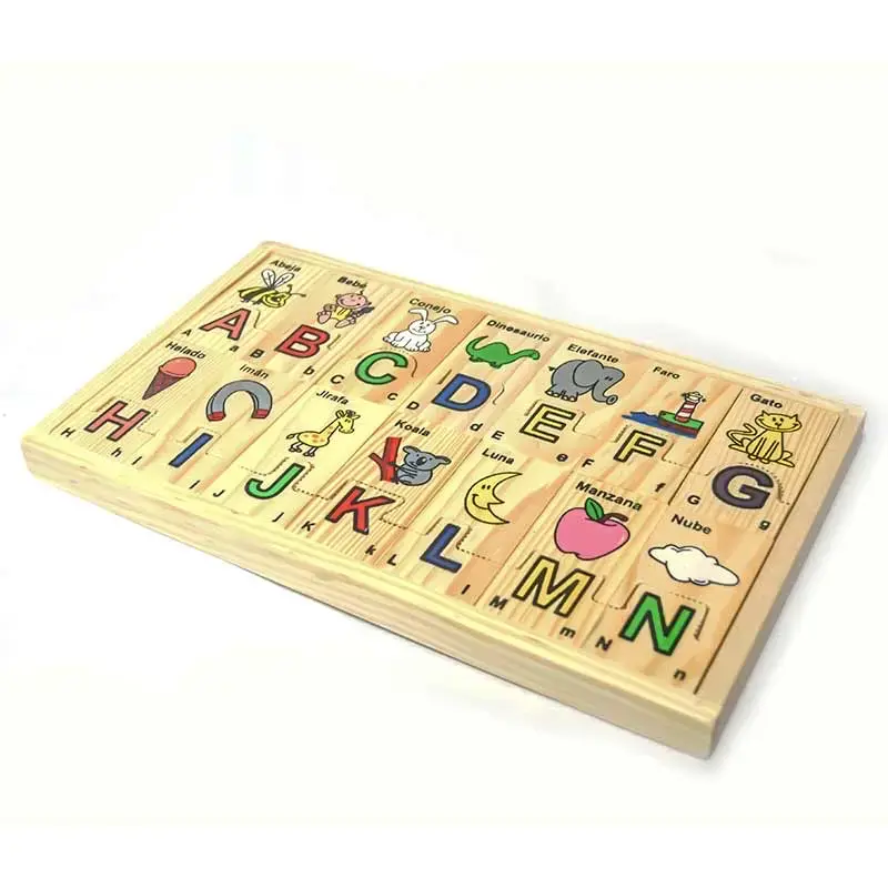 Rompecabezas de madera alfabeto infantil - 1