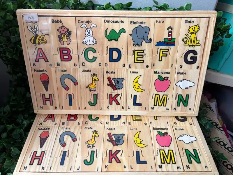 Rompecabezas de madera alfabeto infantil - 3