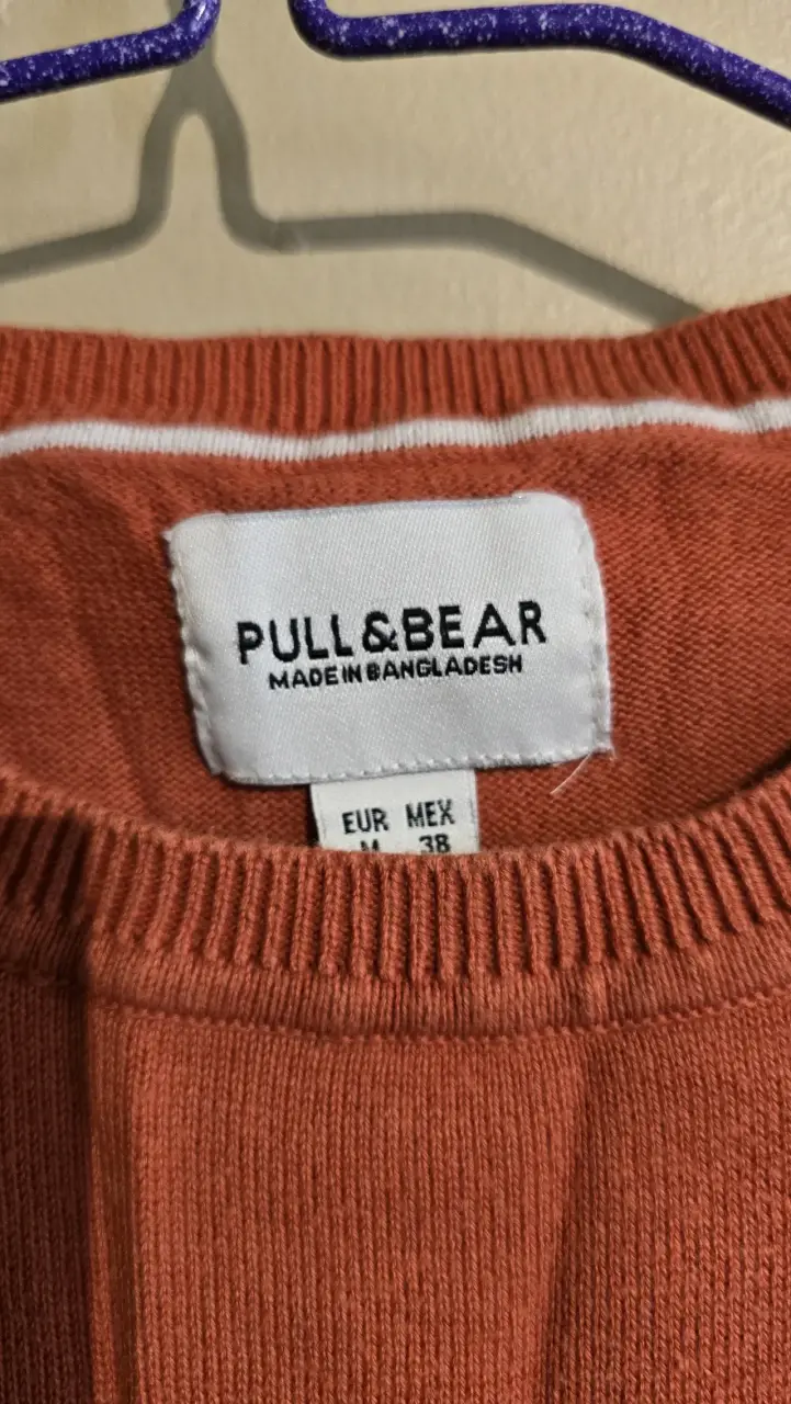 Suéter Pull&Bear color terracota para hombre - 2