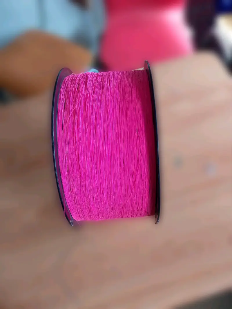 Carrete de hilo de pesca rosa - 2