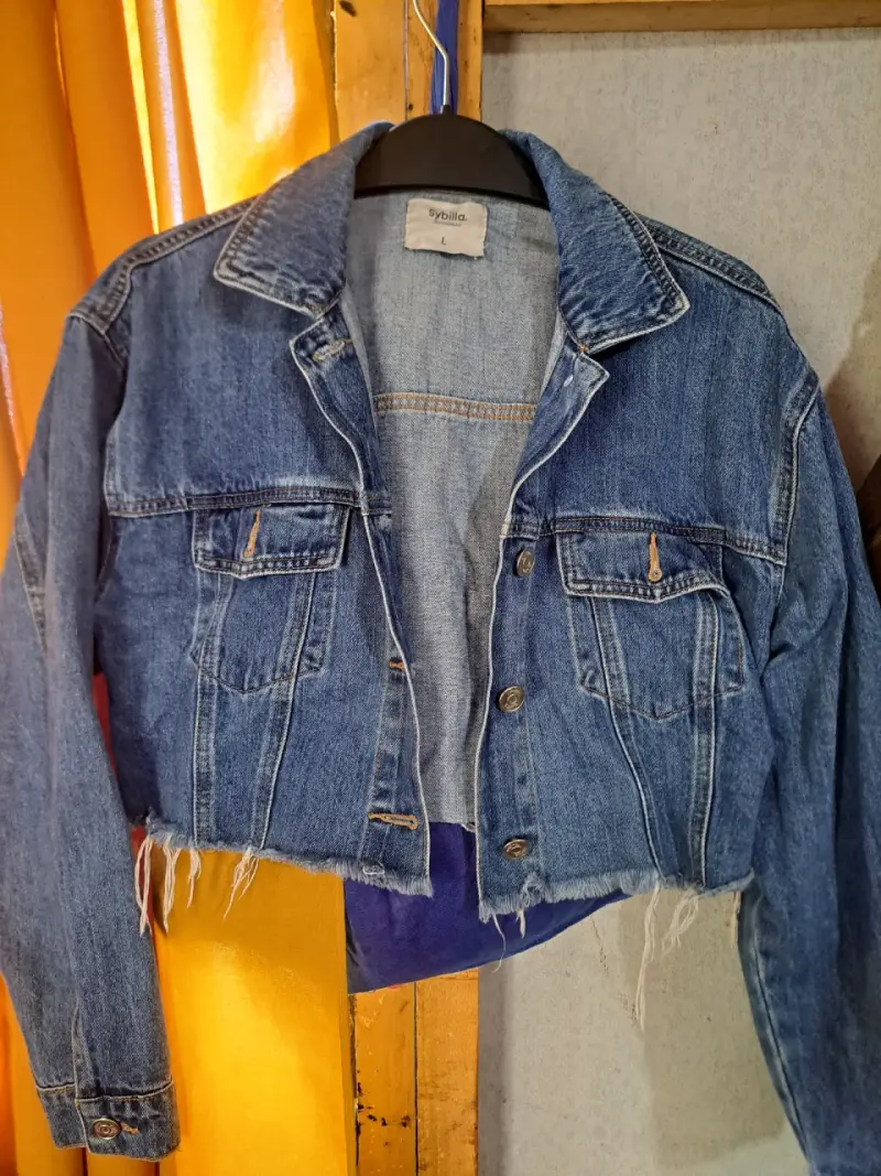 Chaqueta de mezclilla corta para mujer Sybilla - 2