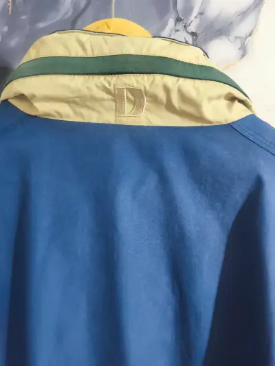 Chaqueta azul Dunbrooke con cuello beige - miniatura 3