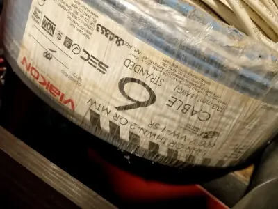 Cable eléctrico THHN 6 AWG 600V resistente - miniatura 1