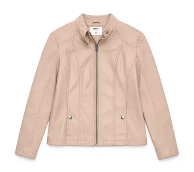 Chaqueta de cuero sintético beige Sybilla - miniatura 1