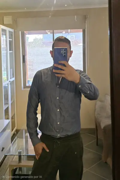 Camisa Gris Azulado de hombre C&A semi ajustada - miniatura 3