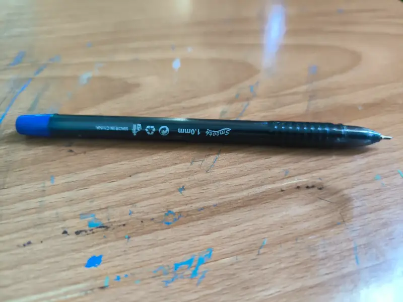 Bolígrafo azul Smooth 1.0mm