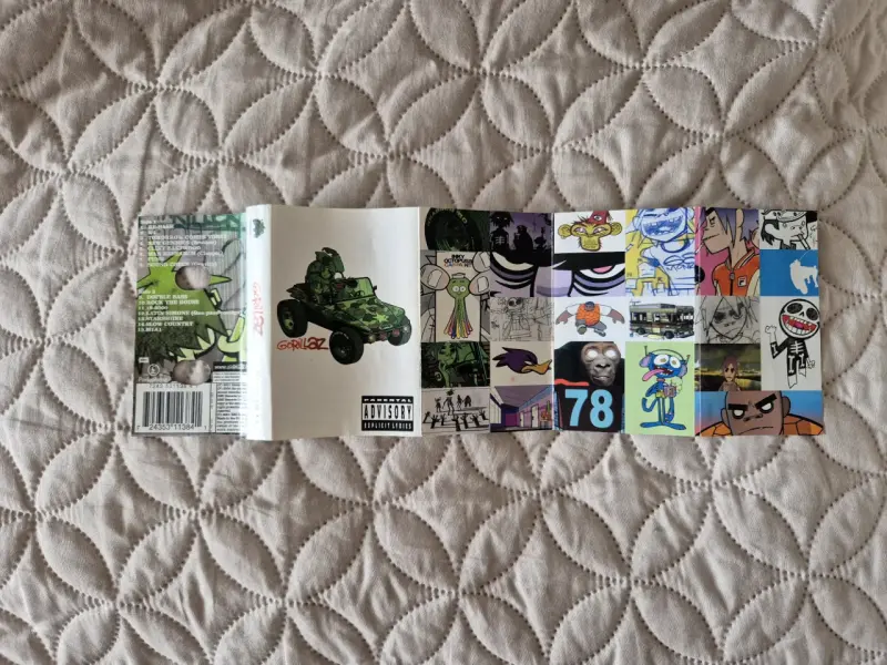 Cassette Gorillaz (2001, Edición Chilena de época) - 3