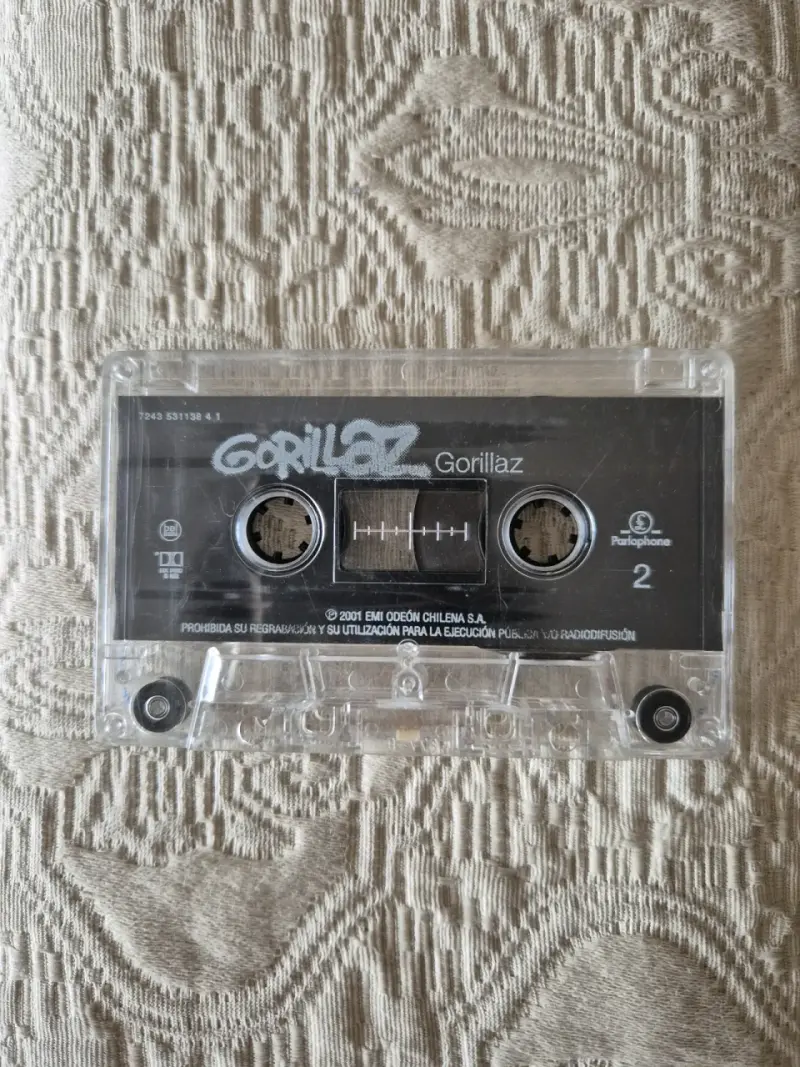 Cassette Gorillaz (2001, Edición Chilena de época) - 6
