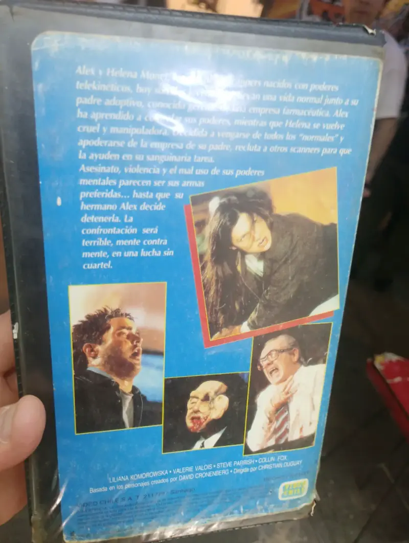 Película VHS Scanners III Ciencia Ficción-Terror - 2