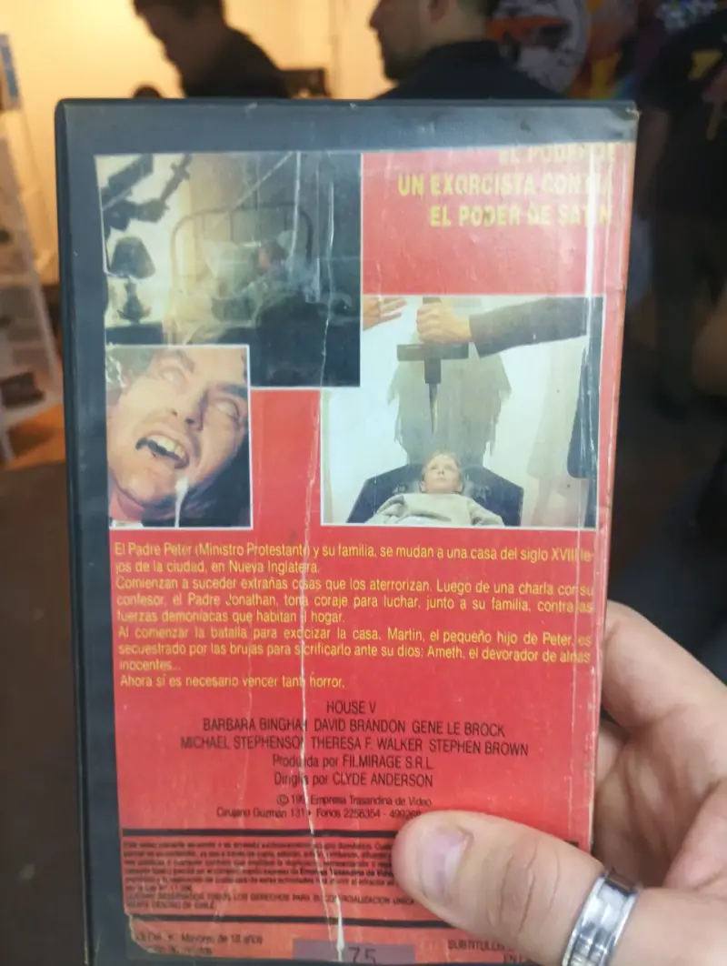 Película VHS House 5 Beyond Darkness - 2