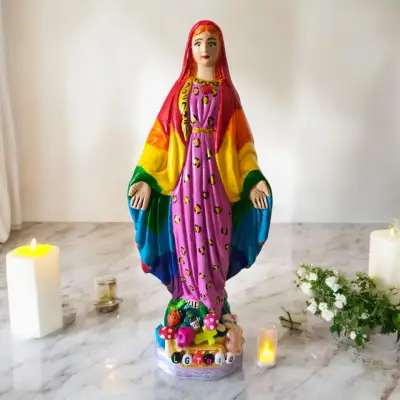 Figura de yeso Virgen pride - miniatura 1