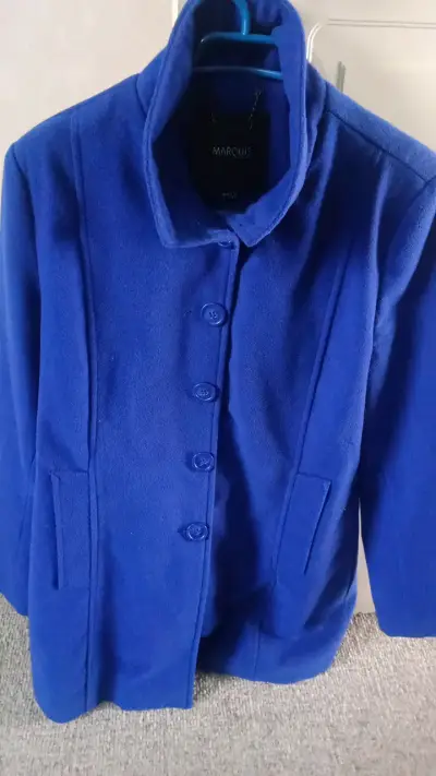 Abrigo azul mujer Marquis elegante - miniatura 1