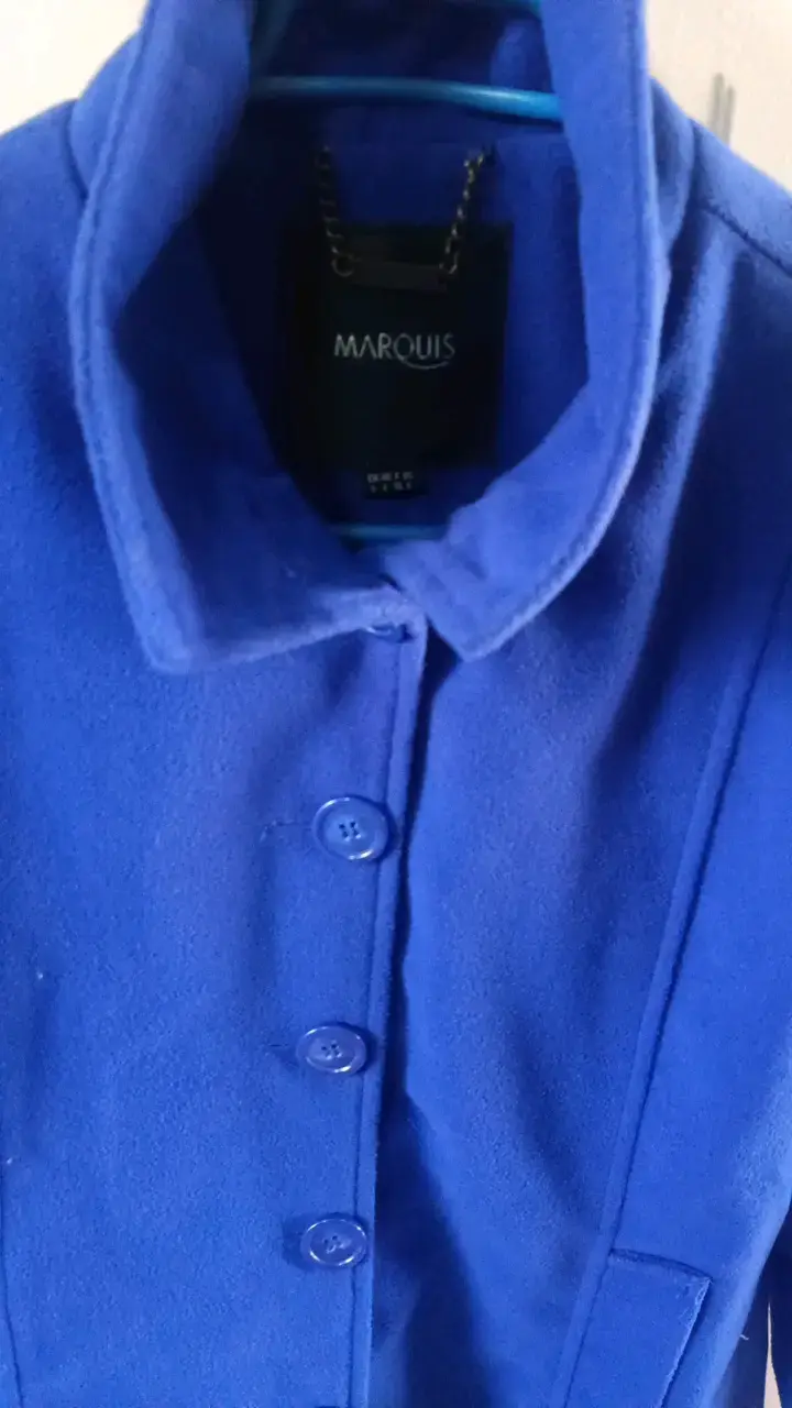 Abrigo azul mujer Marquis elegante - 2