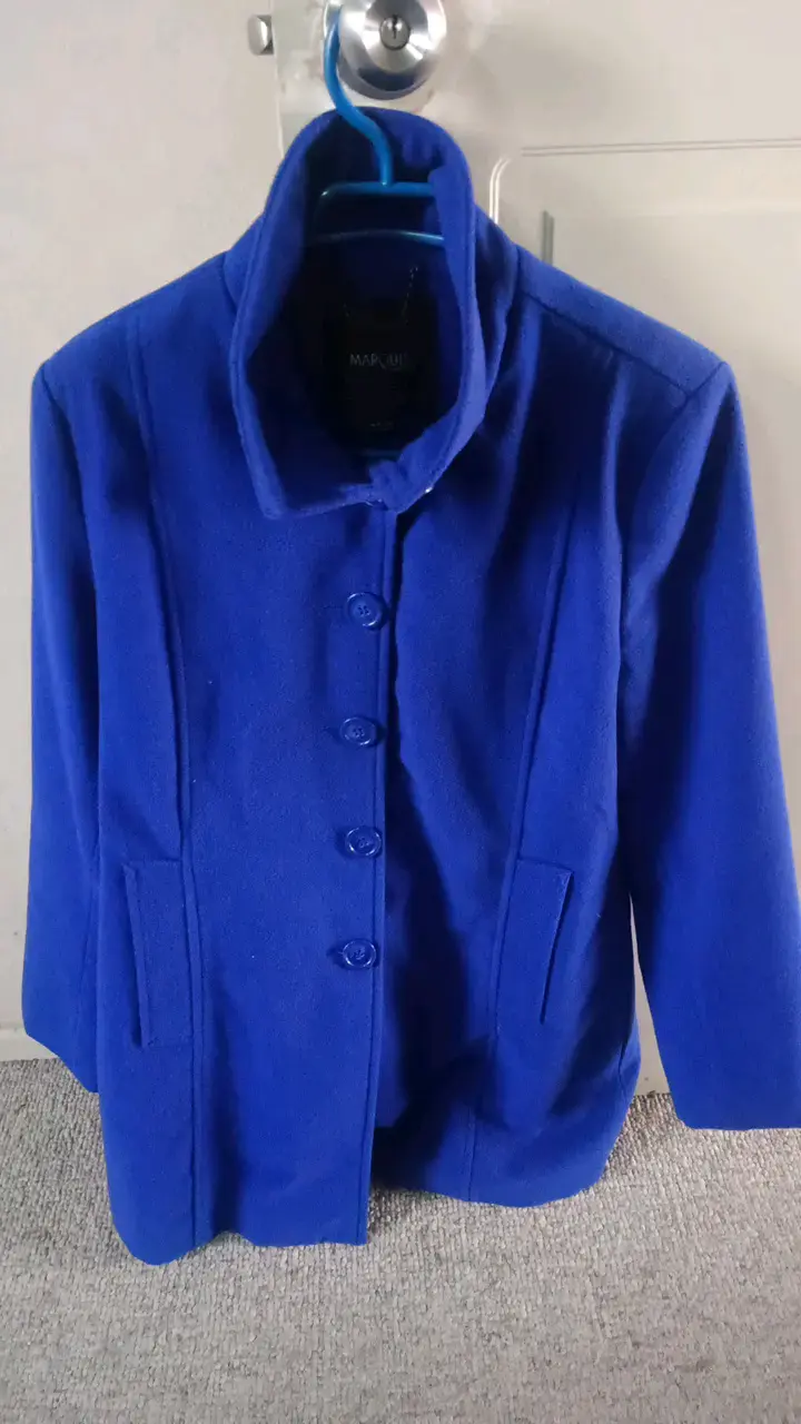 Abrigo azul mujer Marquis elegante - 3