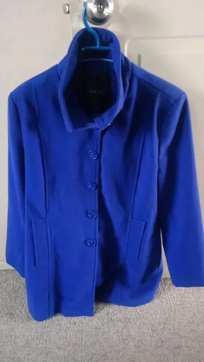 Abrigo azul mujer Marquis elegante - miniatura 3