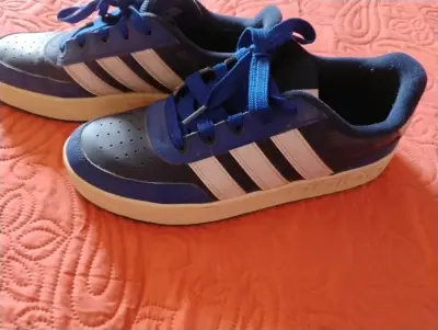Zapatillas deportivas azules Adidas para hombre - miniatura 2