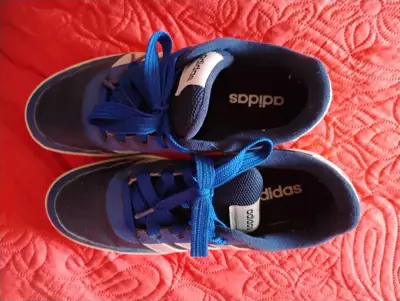 Zapatillas deportivas azules Adidas para hombre - miniatura 4