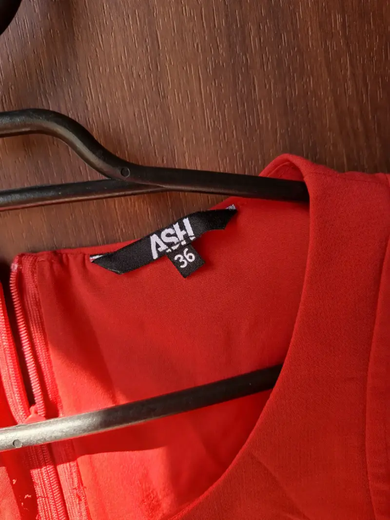 Vestido rojo sin mangas talla 36 - 3