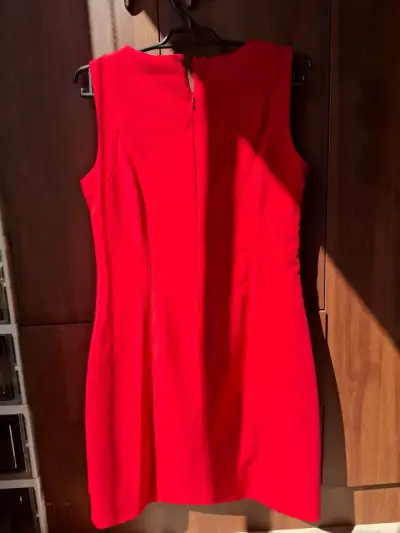 Vestido rojo sin mangas talla 36 - miniatura 4