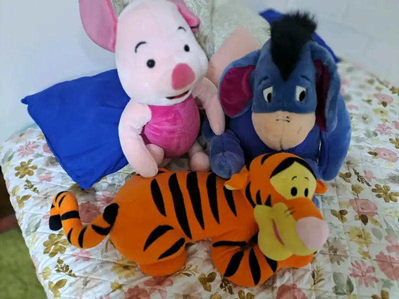 Set de peluches de personajes de Winnie the Pooh