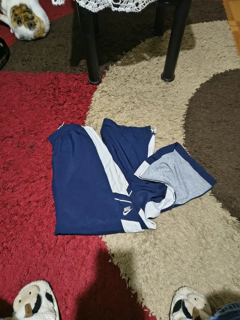 Pantalones deportivos Nike azul con blanco - 2