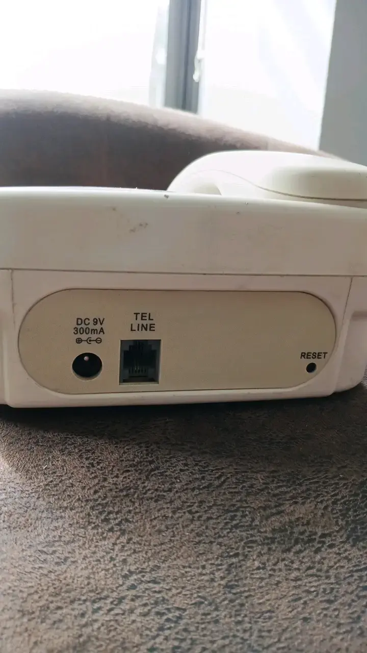 Teléfono fijo SMS Turtelco TS 600 blanco - 6