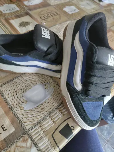 Zapatillas Vans negras y azules para hombre - miniatura 1