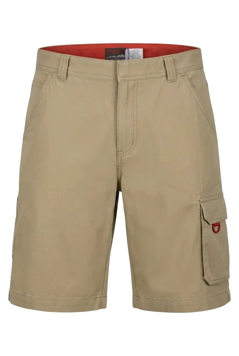 Shorts cargo beige para hombre