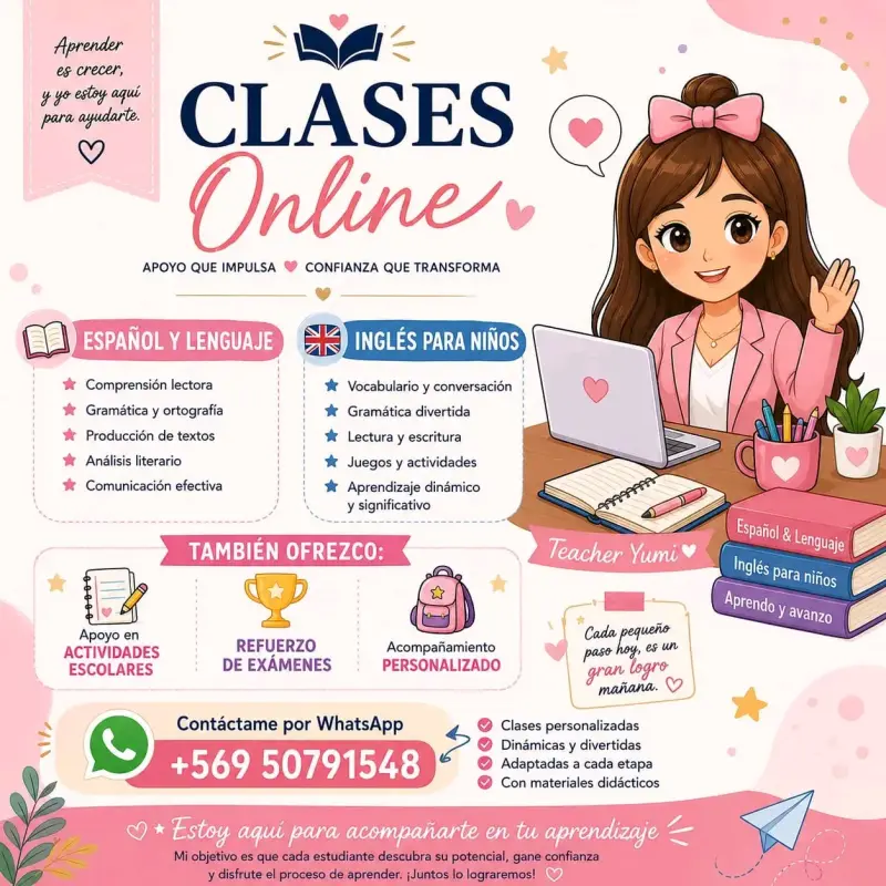 Clases Particulares Online de Inglés para Niños