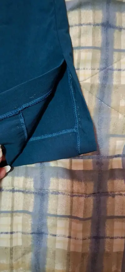 Pantalón pescador Alaniz verde petróleo talla 44 - miniatura 3