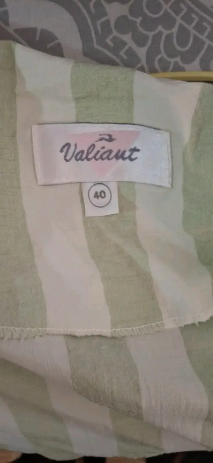 Traje formal a rayas verde agua y blanco Valiant - 2