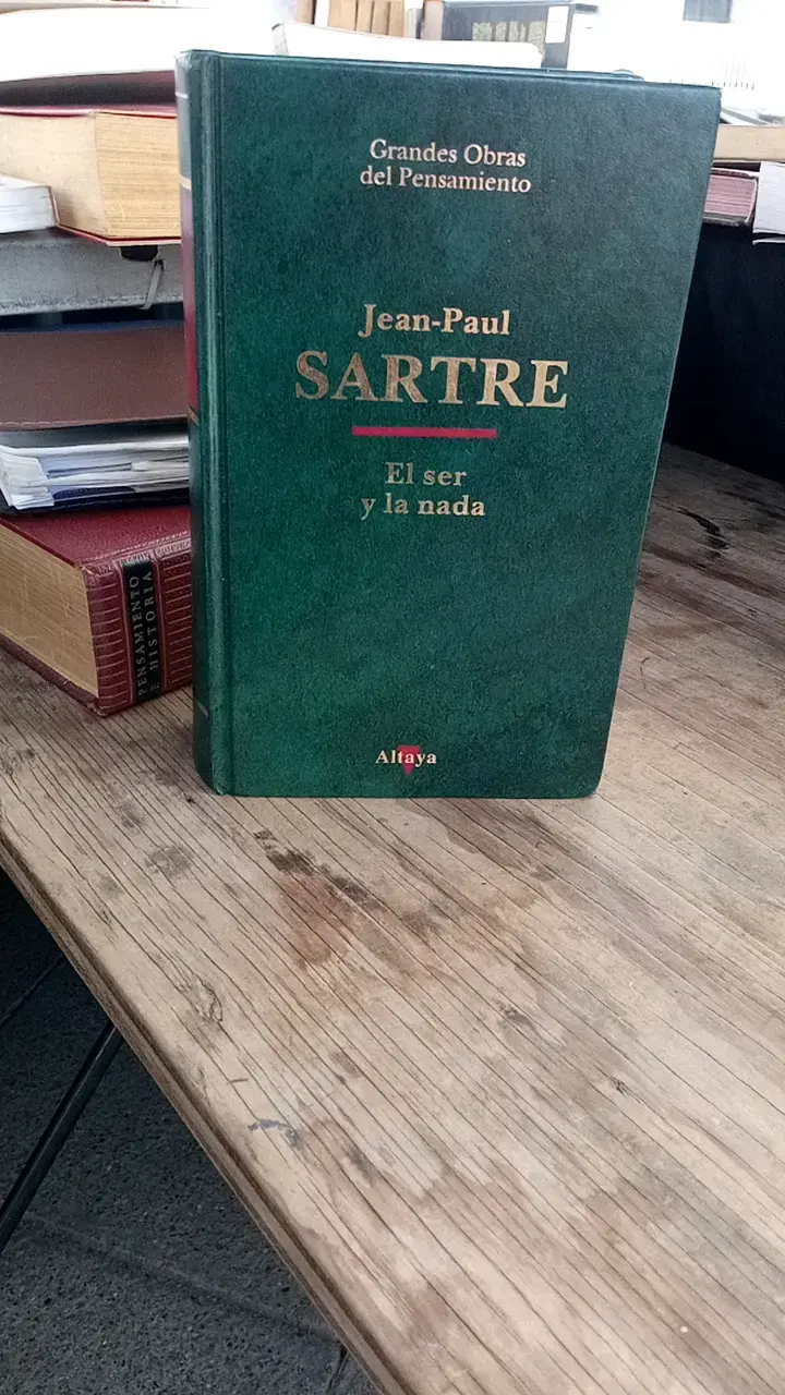 Libro 'El Ser y la Nada' de Jean-Paul Sartre