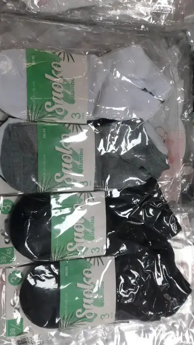Docena  de calcetines de bambú Suoko para hombre - miniatura 2