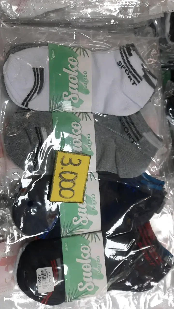 Docena  de calcetines de bambú Suoko para hombre - 3