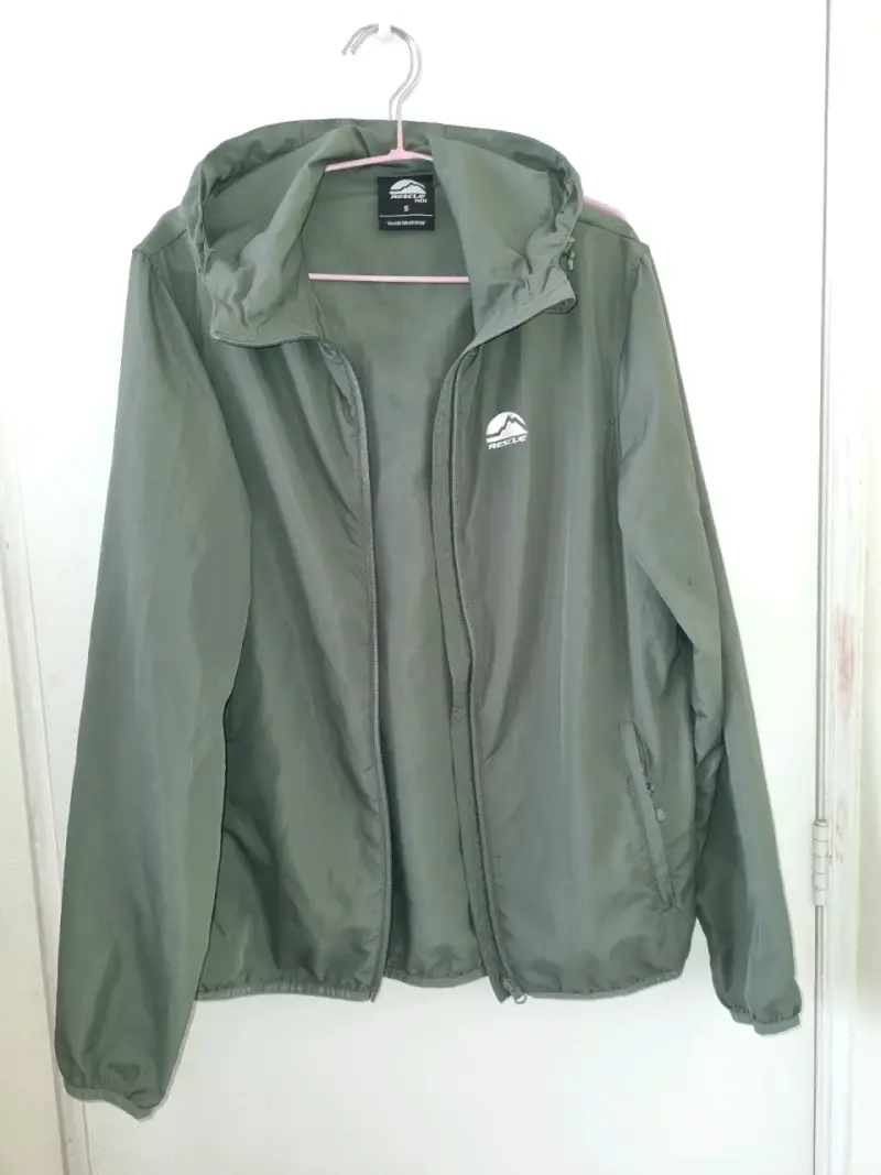 Chaqueta verde con capucha Rescuer talla S - 1
