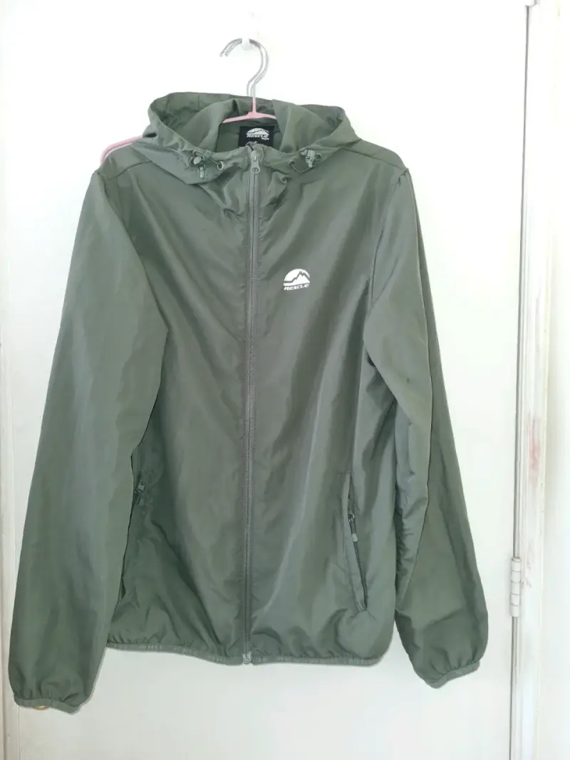 Chaqueta verde con capucha Rescuer talla S - 2